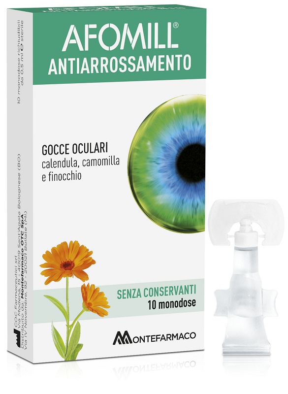 AFOMILL ANTIARROSSAMENTO SENZA CONSERVANTI 10 FIALE DA 0,5 ML - Farmadillo