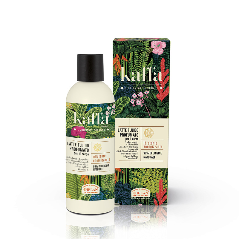 HELAN KAFFA LATTE FLUIDO PROFUMATO PER IL CORPO 200 ML - Farmadillo