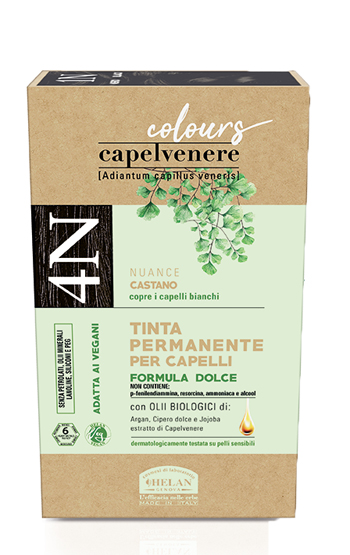 CAPELVENERE COLOURS TINTA CAPELLI 4N CASTANO - Farmadillo