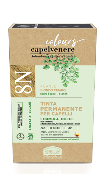 CAPELVENERE COLOURS TINTA CAPELLI 8N BIONDO CHIARO - Farmadillo