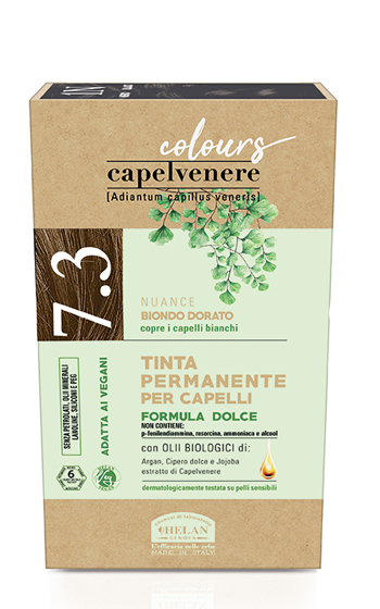 CAPELVENERE COLOURS TINTA CAPELLI 7,3N BIONDO DORATO - Farmadillo