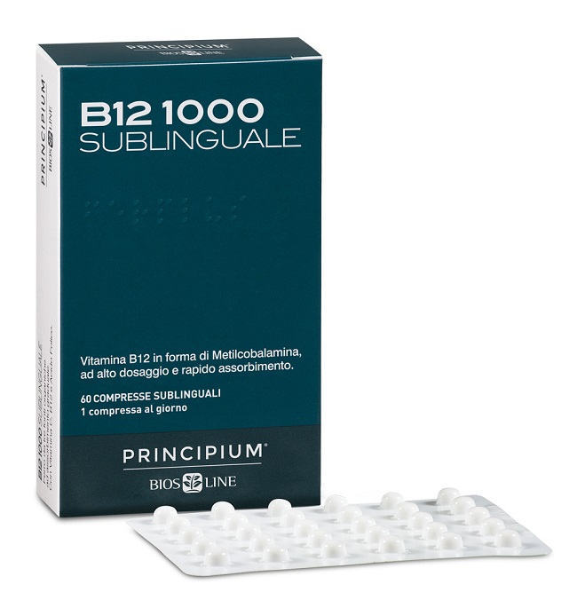 PRINCIPIUM B12 1000 60 COMPRESSE SUBLINGUALI - Farmadillo