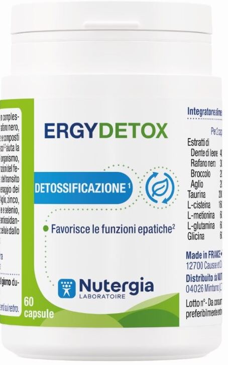 ERGYDETOX 60 CAPSULE - Farmadillo
