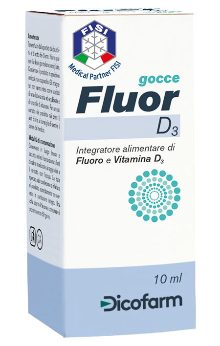 FLUOR D3 GOCCE 10 ML - Farmadillo