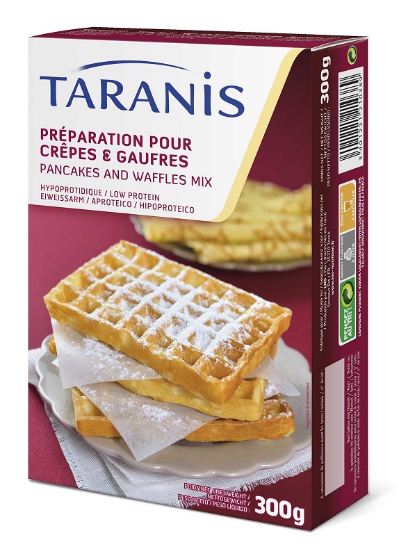 TARANIS PREPARATO PER CREPES E WAFFLES 300 G - Farmadillo