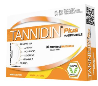 TANNIDIN PLUS 30 COMPRESSE MASTICABILI - Farmadillo