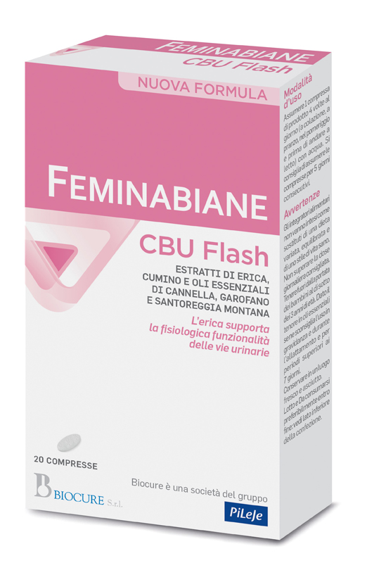 FEMINABIANE CBU FLASH 20 COMPRESSE NUOVA FORMULA - Farmadillo