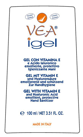 VEA IGEL GEL MANI IGIENIZZANTE VITAMINA E ACIDO IALURONICO 100 ML - Farmadillo