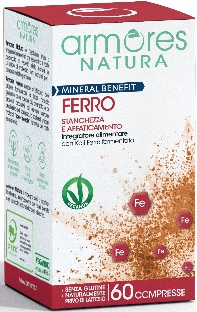 ARMORES MINERAL BENEFIT FERRO 60 COMPRESSE - Farmadillo