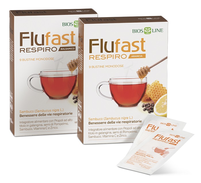 APIX PROPOLI FLUFAST RESPIRO BALSAMICO 9 BUSTE BIOSLINE - Farmadillo