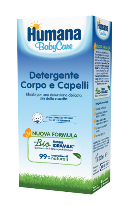 HUMANA BABY CARE DETERGENTE CORPO&CAPELLI 300 ML - Farmadillo