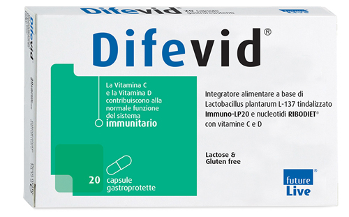 DIFEVID 20 CAPSULE GASTROPROTETTE - Farmadillo