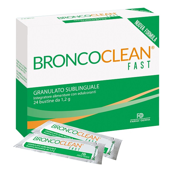 BRONCOCLEAN FAST GRANULATO SUBLINGUALE 24 BUSTINE - Farmadillo