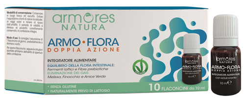 ARMORES ARMO FLORA DOPPIA AZIONE 10 FLACONCINI DA 10 ML - Farmadillo