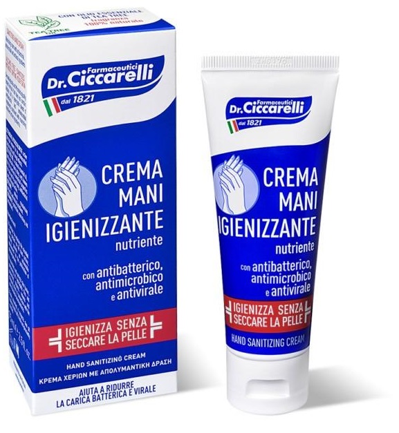 CICCARELLI CREMA MANI IGIENIZZANTE 75 ML - Farmadillo