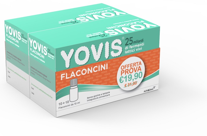 YOVIS 20 FLACONCINI DA 10 ML BIPACCO - Farmadillo