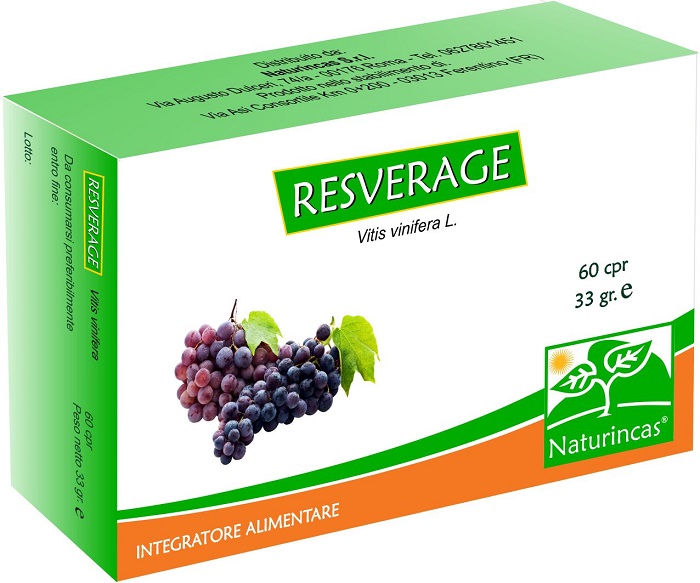 RESVERAGE NATURINCAS 60 CAPSULE - Farmadillo