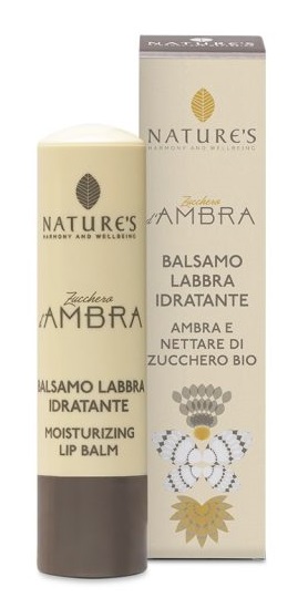 NATURE'S ZUCCHERO AMBRA BALSAMO LABBRA EDIZIONE LIMITATA 5,7 ML - Farmadillo