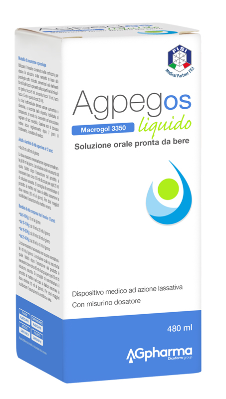 AGPEG OS MACROGOL 3350 LIQUIDO 480 ML - Farmadillo