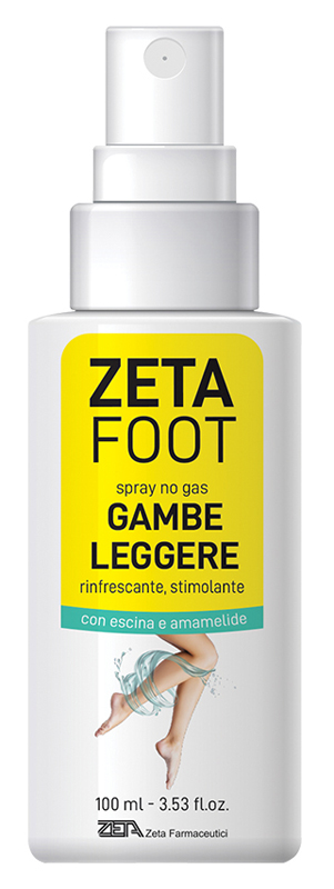 ZETAFOOT SPRAY NO GAS GAMBE LEGGERE 100 ML - Farmadillo