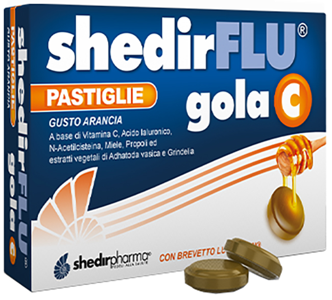 SHEDIRFLU GOLA C ARANCIA 36 PASTIGLIE - Farmadillo