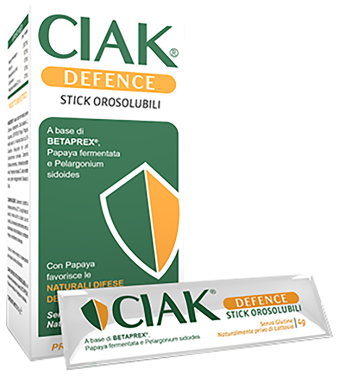 CIAK DEFENCE 15 STICK OROSOLUBILI - Farmadillo