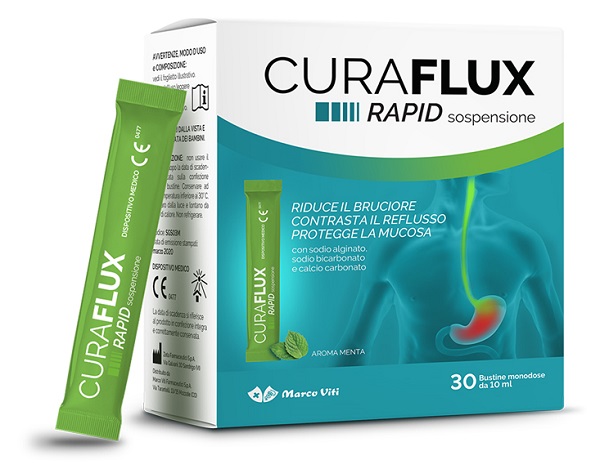 CURAFLUX RAPID SOSPENSIONE ORALE 30 BUSTINE - Farmadillo