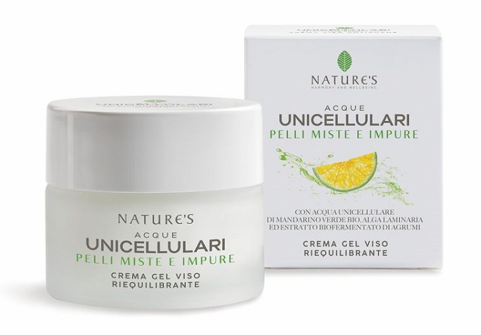 NATURE'S ACQUE UNICELLULARI CREMA GEL VISO RIEQUILIBRANTE 50 ML - Farmadillo