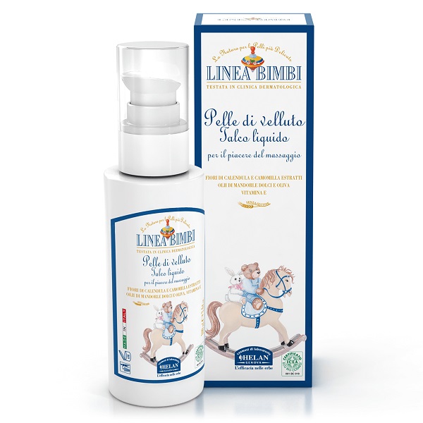 HELAN BIMBI PELLE DI VELLUTO TALCO LIQUIDO 240 ML - Farmadillo