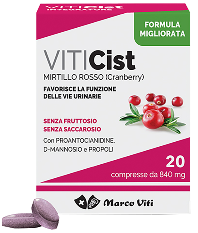 VITICIST MIRTILLO 20 COMPRESSE RIVESTITE - Farmadillo