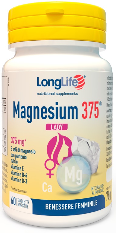 LONGLIFE MAGNESIUM 375 LADY 60 TAVOLETTE - Farmadillo