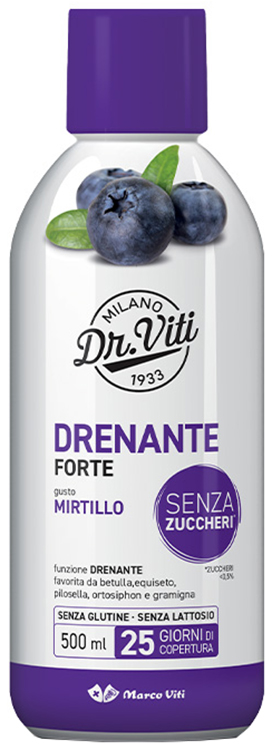 DRENANTE FORTE MIRTILLO 500 ML - Farmadillo
