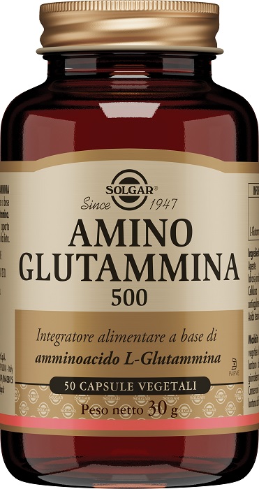 AMINO GLUTAMMINA 500 50 CAPSULE VEGETALI - Farmadillo