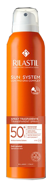 RILASTIL SUN SYSTEM TRASPARENT SPRAY SPF50+ 200 ML - Farmadillo