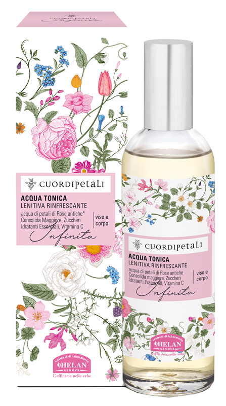 CUOR DI PETALI INFINITA ACQUA TONICA LENITIVA RINFRESCANTE 100 ML - Farmadillo