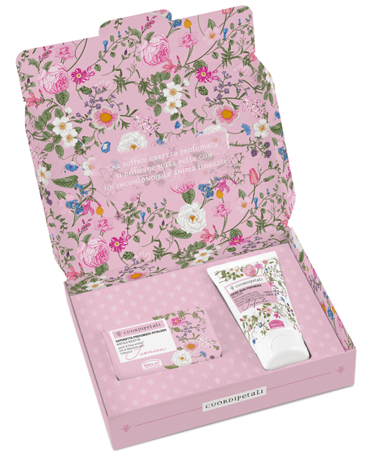 CUOR DI PETALI SET CREMA MANI 50 ML + SAPONETTA 100 G - Farmadillo