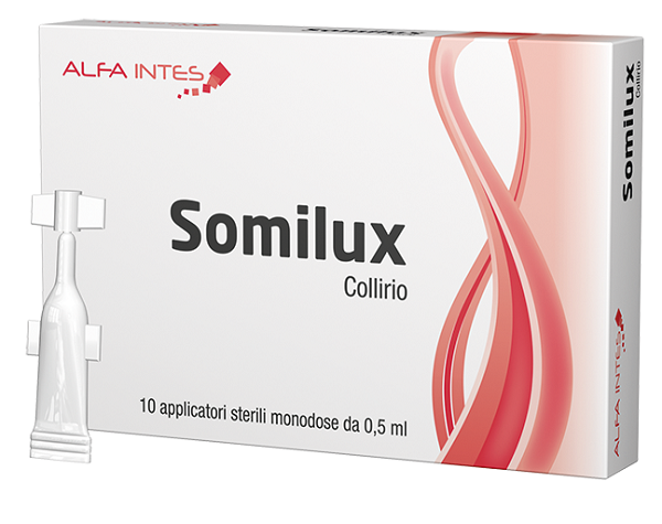 SOMILUX COLLIRIO 10 APPLICATORI STERILI MONODOSE DA 0,5 ML - Farmadillo