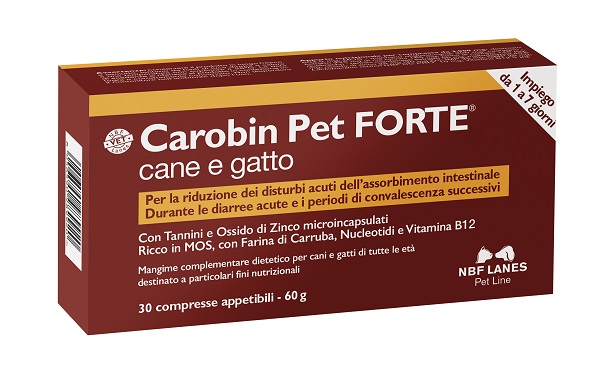 CAROBIN PET FORTE 30 COMPRESSE - Farmadillo