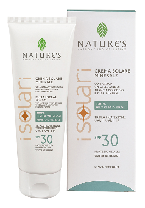 NATURE'S I SOLARI CREMA VISO CORPO MINERALE SPF30 100 ML - Farmadillo