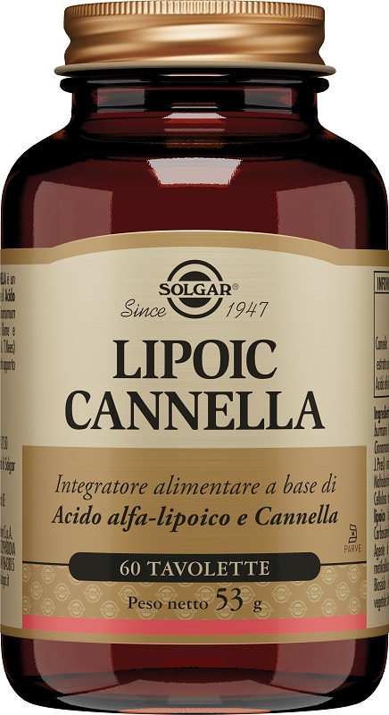 LIPOIC CANNELLA 60 TAVOLETTE - Farmadillo