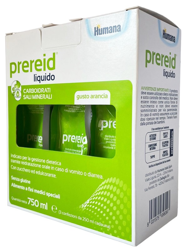 PREREID LIQUIDO 3 PEZZI DA 250 ML HUMANA - Farmadillo
