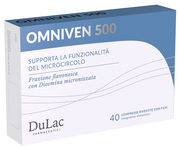 OMNIVEN 500 40 COMPRESSE - Farmadillo