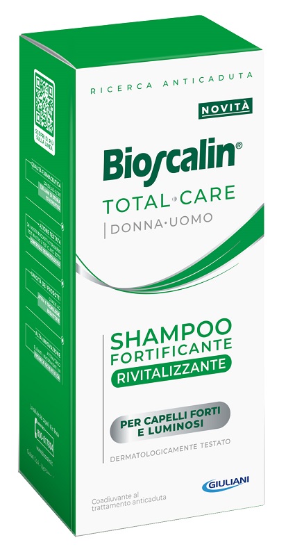 BIOSCALIN TOTAL CARE SHAMPOO FORTIFICANTE RIVITALIZZANTE 200 ML - Farmadillo