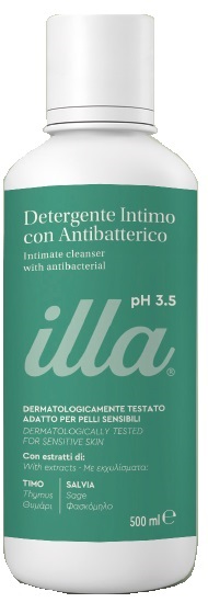 ILLA DETERGENTE INTIMO ANTIBATTERICO PH 3,5 500 ML - Farmadillo
