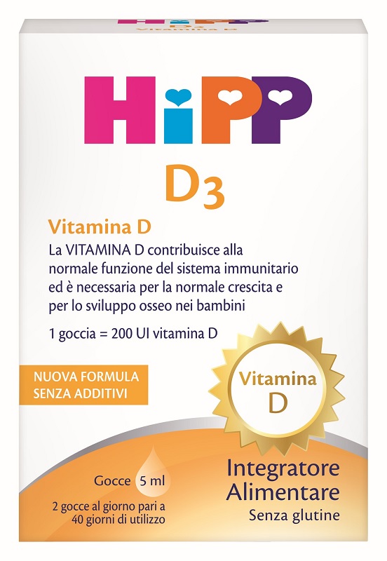 HIPP D3 5 ML NUOVA FORMULA - Farmadillo
