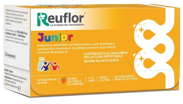 REUFLOR JUNIOR 10 FLACONCINI 8 ML - Farmadillo
