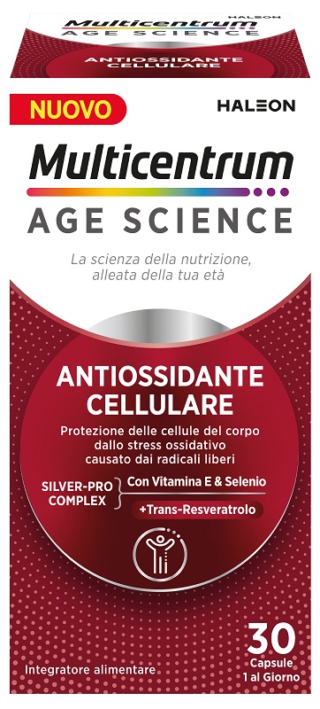 MULTICENTRUM AGE SCIENCE ANTIOSSIDANTE CELLULARE 30 CAPSULE - Farmadillo