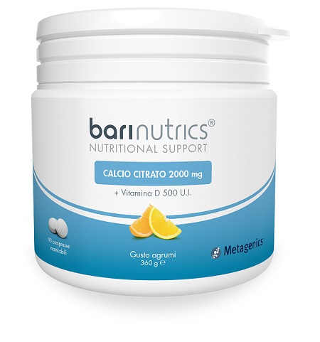 BARINUTRICS CALCIO CITRATO ARANCIA LIMONE ITA 90 COMPRESSE - Farmadillo