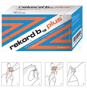 REKORD B12 PLUS 10 FLACONCINI 10 ML - Farmadillo