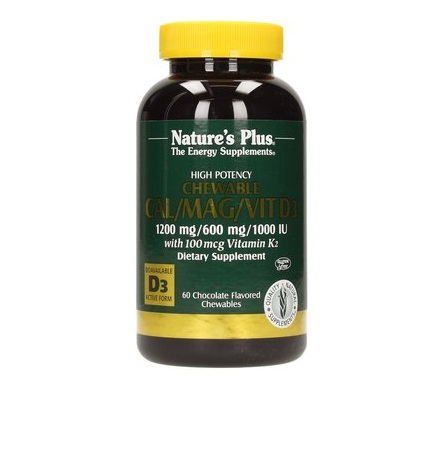 CAL/MAG/D3 CALCIO MAGNESIO VITAMINA D3 MASTICABILE ALLA VANIGLIA 60 TAVOLETTE 337 MG - Farmadillo